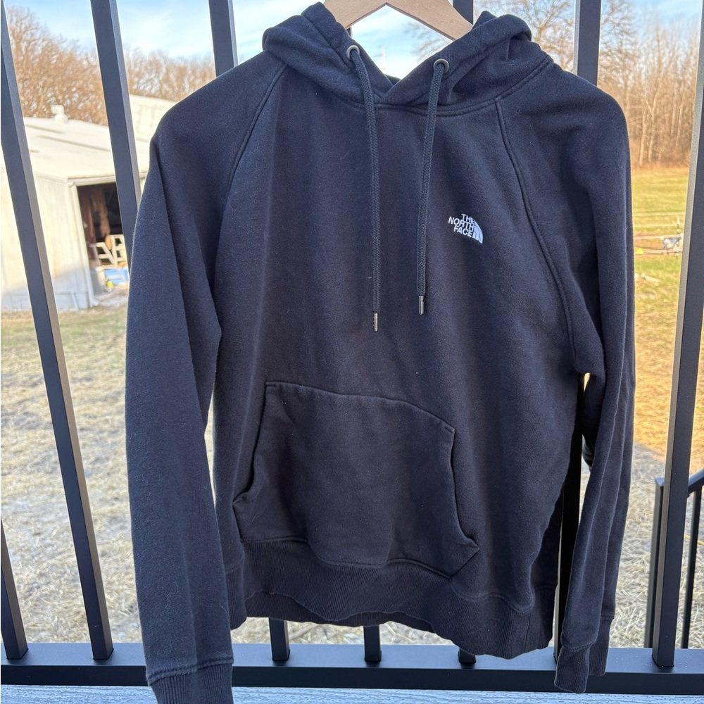 The North Face Black Pullover Hoodie with Logo